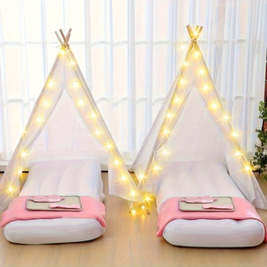 Paquete de 6 Tiendas de Campaña Tipo Tipi <span class=keywords><strong>para</strong></span> Fiestas Infantiles, Tienda de Juegos <span class=keywords><strong>para</strong></span> Interiores y Exteriores, Regalos de <span class=keywords><strong>Cumpleaños</strong></span> - Product Image 5