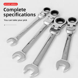 Torx 조정 가능한 헤드 래칫 패스트 렌치 72 기어 소켓 양방향 오픈 엔드 토크 렌치 더블 헤드 도구 세트 렌치 래칫 - Product Image 2