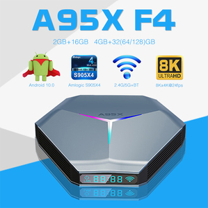 TVBOX الصانع الأصلي a95x f4 4gb 32gb 64gb 128gb amlogic s905x4 الذكية 4k 8k تي في بوكس أندرويد a95x f4 - Product Image 2