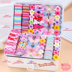 Set de Regalo de Accesorios para el Cabello de Niñas con Diseño de Princesa de Dibujos Animados, Incluye Pinzas, <span class=keywords><strong>Lazos</strong></span> y Broches - Caja de Regalo para Uso Diario - Product Image 4