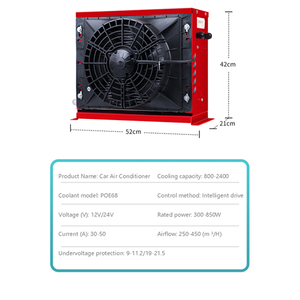 Intelligent <b>12V</b>/24V Large Truck Parking Air Conditioner Vehicle-Mounted Variable Frequency <b>Cooler</b> 800-2400 Cooling Capacity - Product Image 3