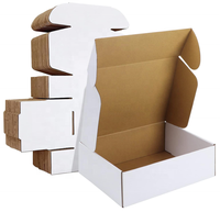 12X8X3 Promotie Bedrukt Groot Formaat Verpakking Mailer Chocolade Verzending Geschenkdozen Met Logo Zonder Lijm Coffeeshops Restaurant