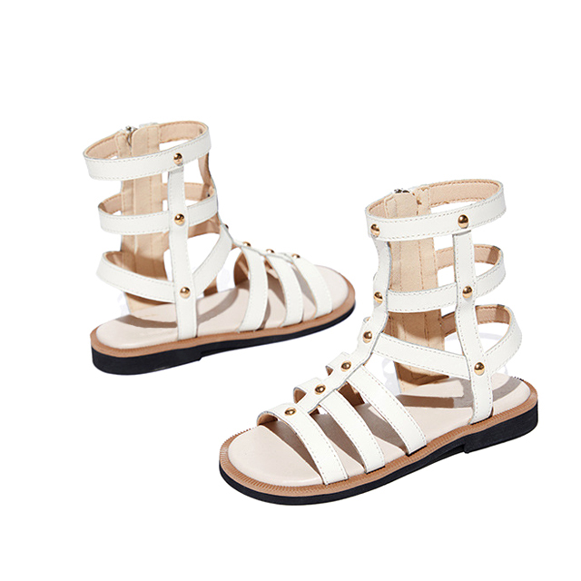 Sandalias Romanas Blancas Plataforma - PERA LIMONERA