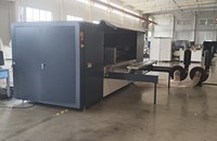 Machine d'impression numérique grand format Ruisheng Automation pour carton, imprimante jet d'encre simple et multi-pass pour carton ondulé