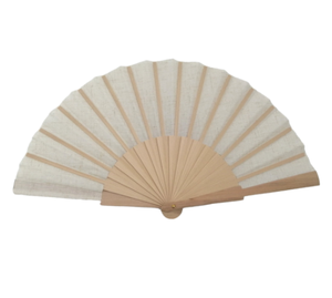 Abanicos de Madera de Bambú Hechos a Mano, Modernos y Sencillos, en Colores Sólidos, de 23 cm, para Bodas, Fiestas y Regalos - Product Image 4