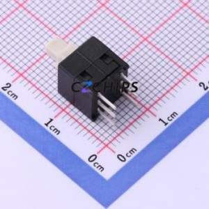 PB-22E85PA-N-5.7A-E-W Push Button Switch Through hole Component (THT) Switch 300mA 12V 2.5N 100000 - Product Image 2