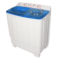 Ventes d'été Machine à laver semi-automatique à double cuve luxueuse de 13 kg avec couvercle de cuve de séchage