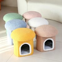Coussin pour chat en mousse polaire, pliable, multifonctionnel, rond, pour toutes les saisons, couleur personnalisable