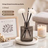 Flacons d'aromathérapie en verre dépoli de qualité supérieure, style apothicaire vintage, en forme d'extincteur, durables, vides, pour huiles essentielles, Premium