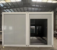 Cadre en acier de haute résistance de démontage rapide mobile de cabine d'exposition de conteneur se pliant léger de mur