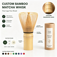 Fouet à Matcha en Bambou Personnalisé en Gros, Fouet à Matcha Japonais Chasen, Accessoires pour le Thé Matcha