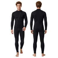 Combinaison de plongée et de snorkeling en néoprène épais 2 mm pour femmes et hommes, manches longues, pantalon de surf