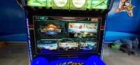 Machine d'arcade Happy Racing Car Outrun à écran LCD de 26 pouces, fonctionnant avec des pièces de monnaie, avec support en anglais, pour enfants, 1 joueur