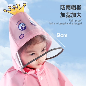 Childrens Raincoat Pink Unicorn Design With Wings And Hood For Kids School Travel Wear Size 3-10 Years - Product Image 4