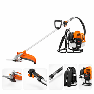 Débroussailleuse à dos thermique MYOYT GBC4302K 43cc 1.25kW, moteur 2 temps refroidi par air, lame 255mm 3T pour herbe, mauvaises herbes et broussailles - Product Image 4