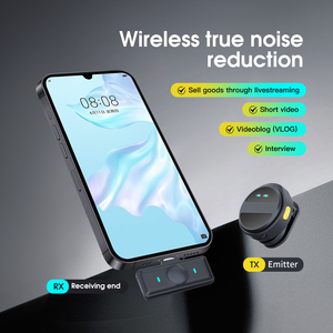 ไมโครโฟนไร้สายแบบหนีบปกเสื้อ รุ่นดั้งเดิม SX21 Magnetic Digital Mic สำหรับ iPhone Android บันทึกวิดีโอ สัมภาษณ์ YouTubers - Product Image 5