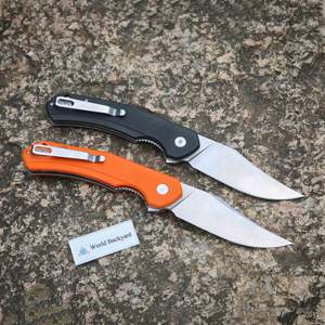 Fabbrica lama diretta in legno di mogano manico tattico caccia coltello da tasca pieghevole con Clip da cintura per campeggio di sopravvivenza - Product Image 2