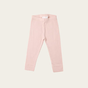 Leggings en coton biologique pour bébé, pantalons pour bébé très doux, à nervures, à la mode, offre spéciale - Product Image 4