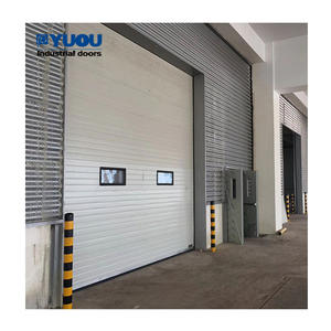 Puertas seccionales comerciales de elevación vertical aisladas puerta y muelle de carga puerta seccional industrial - Product Image 2