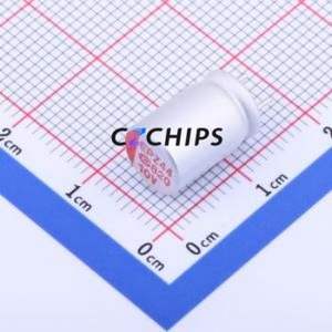 100AREP821M08A2E12 Solid Capacitor Through hole Component (THT),D8xL11.5mm 820uF 20% 10V - Product Image 1