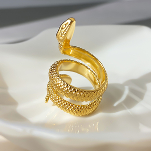 Кольцо на палец в форме змеи, 18 карат - Product Image 4