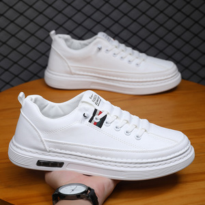 Chaussures décontractées tendance pour hommes 2025 – Nouveauté explosive – Baskets d'affaires en PU artificiel – Été – Imperméables – Bande élastique – Bout souple en caoutchouc - Product Image 2