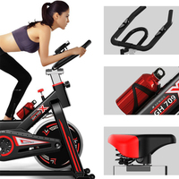 Vélo d'exercice d'intérieur de luxe unisexe en acier réglable EIGFOH SPINBIKE002, prix d'usine, pour salle de sport, usage domestique et commercial