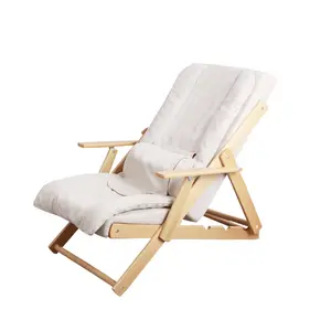 Nouveau design pas cher produits de massage portable pliant bois relaxant électronique massage chaise