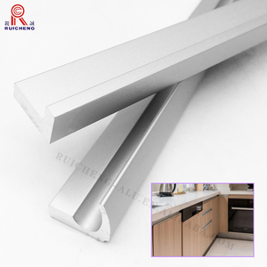 Sistema de Perfil Gola, Tiradores Ocultos de Aluminio para Gabinetes de Cocina, Estantes de Acero para Ducha, Estilo <span class=keywords><strong>Industrial</strong></span> - Product Image 6