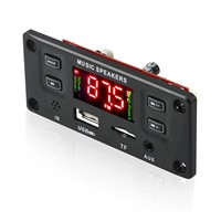 Placa Decodificadora Amplificadora de 12V Y07 con Salida de 2x30W, Pantalla a Color, Funciones de Grabación y Llamadas, Audio sin Pérdidas
