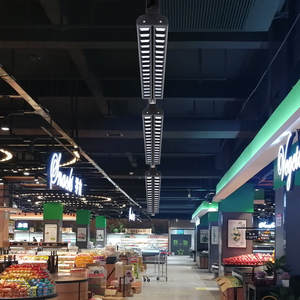 Luz LED Comercial para Estanterías de Supermercado, Iluminación Suplementaria de Alta Luminosidad, Hierro Negro, Garantía de 3 Años - Product Image 3
