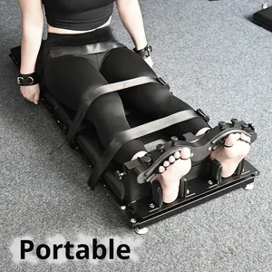 <span class=keywords><strong>Lit</strong></span> de <span class=keywords><strong>bondage</strong></span> BDSM avec verrous réglables, mobilier pour adultes - Product Image 2