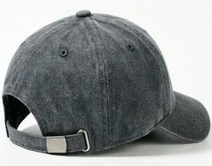 Casquette de baseball vintage et classique, style délavé, boucle métallique réglable, logo brodé personnalisable, polyvalente et pratique - Product Image 5
