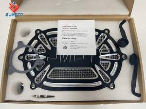 ชุดอุปกรณ์ดักอากาศโครเมียมสีดำสำหรับ Harley <span class=keywords><strong>Road</strong></span> <span class=keywords><strong>King</strong></span> 2017-2023 Softail Low Rider <span class=keywords><strong>2018</strong></span>+ ชุดระบายอากาศใต้เครื่องยนต์แบบซ่อน - Product Image 6