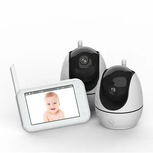 جهاز مراقبة الطفل الذكي, جهاز مراقبة الطفل الذكي الذكي ، واي فاي ، رؤية ليلية ، ثنائي الاتجاه ، صوت 720 بكسل Hd ، مع بطارية 2300 مللي أمبير/ساعة