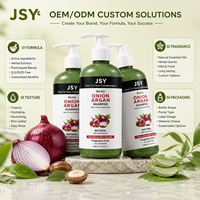 Sampo JSY Onion Argan Oil Biotin 500ml Perawatan Kulit Kepala yang Memperkuat dan Menutrisi, Rambut Halus, Berbahan Dasar Tumbuhan, Label Pribadi OEM ODM