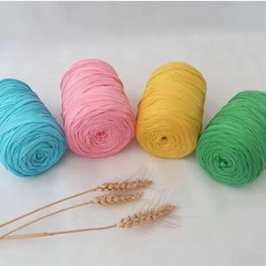 Grosse Bobine de Fil Fantaisie en Coton et Fibre de Polyester de 400g pour Chemises, Sacs en Crochet Tissés à la Main et Fils T-shirt - Product Image 2