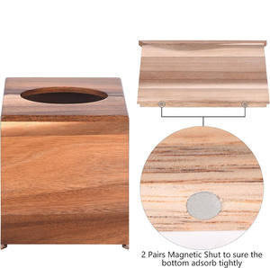 Wholesale Wooden Bamboo <strong>Recipe</strong> Cards <strong>Box</strong> Storage <strong>Box</strong> With Card and Splitter - Product Image 4