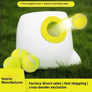 Ayarlanabilir Mesafeli Otomatik Tenis Topu Atıcı Çevre Dostu Plastik Köpek Atma Cihazı İnteraktif Kutu Köpek Oyuncağı - Product Image 2