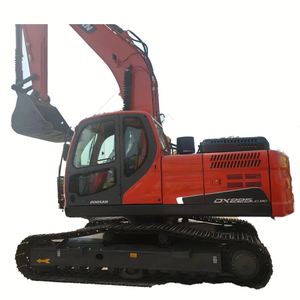 Excavadora de segunda mano Doosan DX225lc de 22.5 toneladas con diseño de retroexcavadora, 400 horas de uso, cabina árabe, motor y bomba hidráulica originales coreanos. - Product Image 1