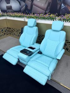 Asientos de cuero eléctricos VIP de lujo mejorados para Toyota LC300 Lexus LX570/LX600 Patrol 200-Up, piezas de asiento de coche reclinable trasero de 4 asientos - Product Image 2