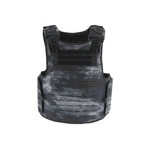 Doppia cassaforte altre attrezzature di difesa personale a sgancio rapido taglio Laser camuffamento piastra balistica portante tattico Molle gilet - Product Image 3