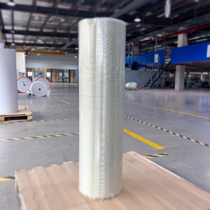 סרט הדבקה חד צדדי עמיד בטמפרטורות גבוהות, עשוי מבד זכוכית וסיבי זכוכית, באורך 140 מטר, חזק במיוחד לאיטום קרטונים - Product Image 4