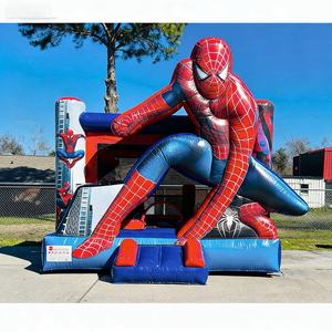 <span class=keywords><strong>Château</strong></span> gonflable à thème Spider-Man Marvel pour l'extérieur, toboggan gonflable, <span class=keywords><strong>fort</strong></span> gonflable, version sur mesure - Product Image 3