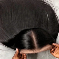 Wig HD Lace Front Rambut Asli Manusia 13x4 Tanpa Lem Wig Lurus Vietnam Mentah untuk Wanita Kulit Hitam Grosir Pabrik Grosir