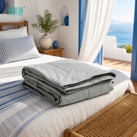 Noyau de couette infusé aux herbes Anyangshu : plus de 3000 ions négatifs, confort moelleux et doux pour la maison et le repos intérieur