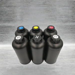 Tinta UV de 1L para Ricoh Gen5/<span class=keywords><strong>6</strong></span>, Fórmula de Viscosidad Media para Impresoras Híbridas de Cama Plana, Excelente Adhesión a las Superficies - Product Image 1