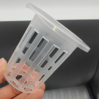 Panier de culture hydroponique et aquaponique Bainer pour fixation des racines, panier de plantation pour système NFT, panier de culture hors-sol à profil bas