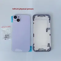 Coque arrière en verre pour iPhone X/XR/11/12/13/14 Pro Max, assemblage fabriqué en Chine