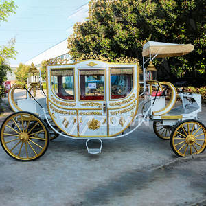 Kursi lembut Convertible klasik Royal Carriage/Festival kereta listrik wisata - Product Image 3